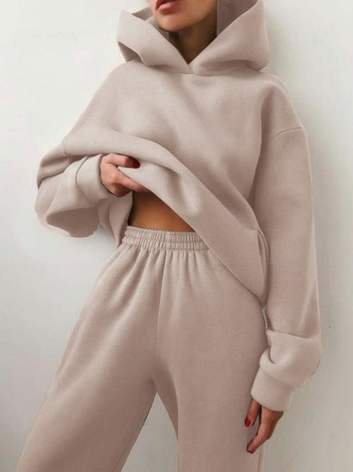 Hoodie Sweatshirt Sweat Pants Set