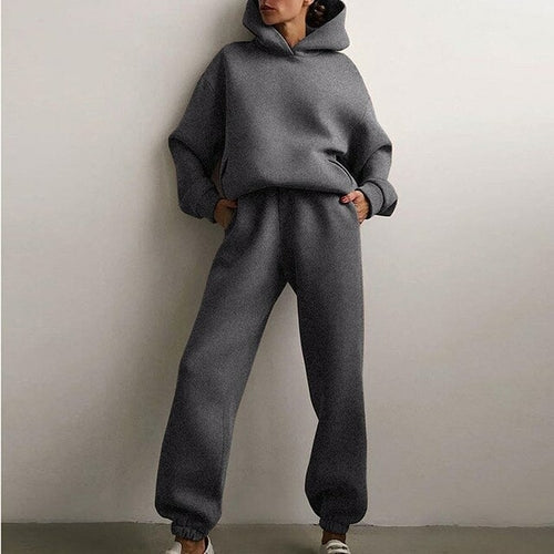 Hoodie Sweatshirt Sweat Pants Set