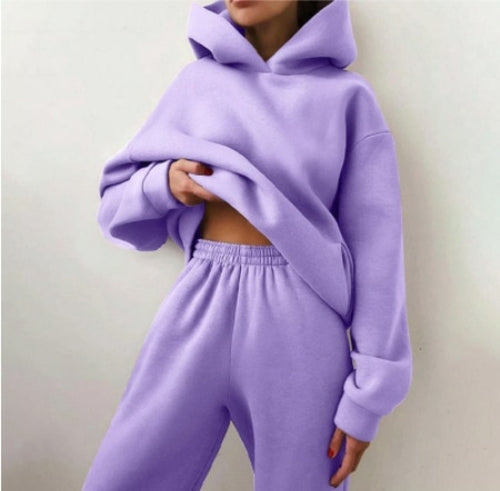 Hoodie Sweatshirt Sweat Pants Set