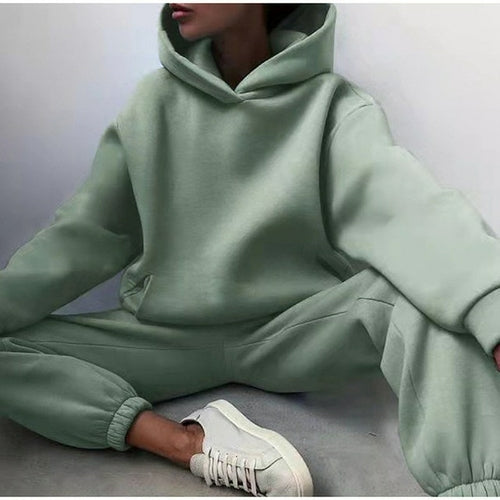 Hoodie Sweatshirt Sweat Pants Set