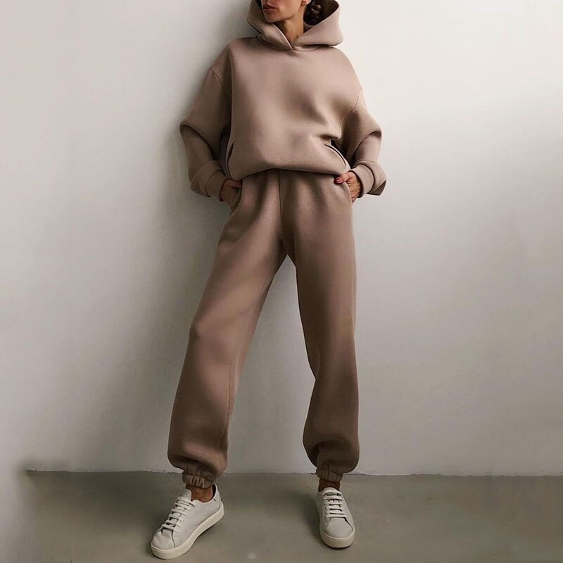 Hoodie Sweatshirt Sweat Pants Set