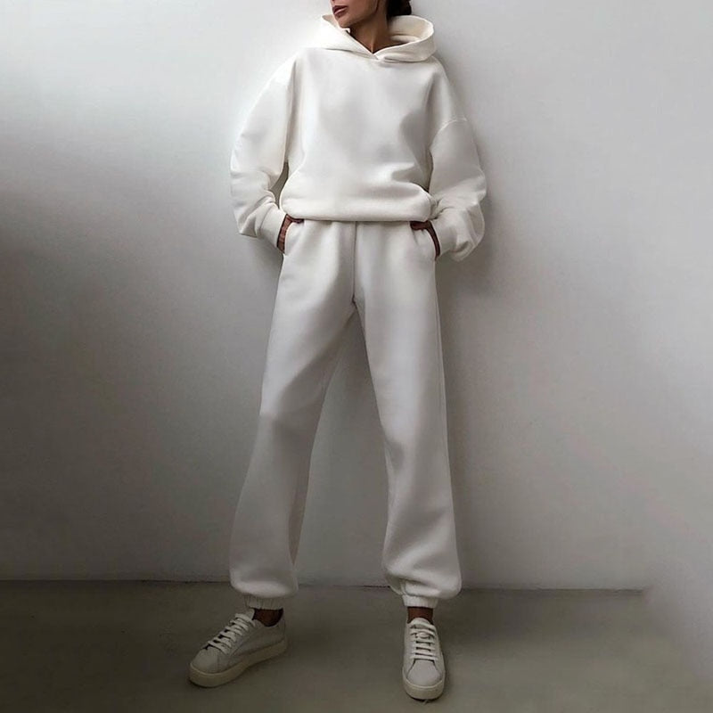 Hoodie Sweatshirt Sweat Pants Set